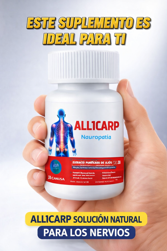 ALLICARP PARA NEUROPATÍA 👉 Alivia el dolor, hormigueo y ardor en pies y manos de forma natural