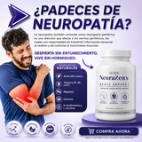 NeuraZenx con Benfotiamina + Vitamina B1 B6 B12 D3| Repara y Fortalece tu Sistema Nervioso