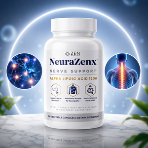 NeuraZenx con Benfotiamina + Vitamina B1 B6 B12 D3| Repara y Fortalece tu Sistema Nervioso