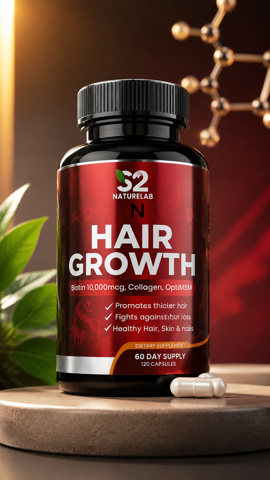 Nutre tu cabello desde donde realmente comienza: el interior. con HAIR GROWTH, con Collagen y OptiMSM