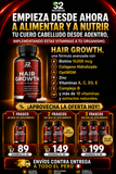 Nutre tu cabello desde donde realmente comienza: el interior. con HAIR GROWTH, con Collagen y OptiMSM