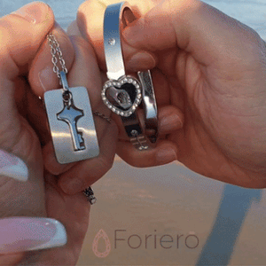 Set Llave De Mi Corazón: Pulsera + Collar