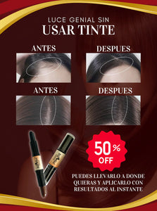 Lápiz Cubre Canas Instantáneo Doble Punta