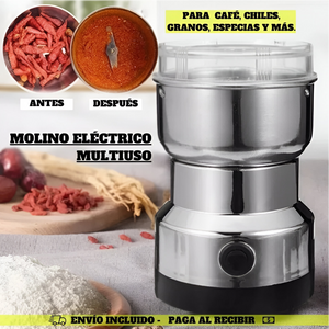 Molino Eléctrico Portátil Para Granos